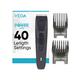 Vega Power Lite Beard Trimmer For Men With 90 Min Runtime, 2 Comb Attachments, Usb Type-C, (Vhth-38) - Trimmers