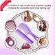 Majestique Extra Wide Comb for Long and Thick Hair, Suitable for All Hair- Multicolor 1's - Hair Combs