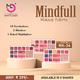 Matt Look 13 Shades Mindful Eyeshadow Baked Highlighter Blush Makeup Palette Smooth Blendable Colors- 02 16.5 gm - Face Palettes