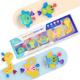 R for Rabbit Jingle Safari Rattles (Pack of 5) 1's - Baby Safety