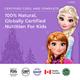Wellbeing Nutrition Frozen Elsa and Anna Melts Kids Organic Multivitamin with Vitamin A B-Complex C D (30 Strips) - Multi-Vitamins