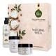 The Bath Store Natural Shea Combo (Body Butter 200gm + Body Yogurt 200gm + Body Lotion 190ml) 1's - Creams/Oils/Lotions