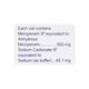 Merosure 500mg Injection 1's - Bacterial Infections-OBL