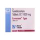LEVESAM EAZY GLIDE 1gm Tablet 15's - Epilepsy/Convulsion-Ant