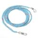 Modisch Blue Silver Stones Sunglasses Chain (JC-1401-Blue) 1's - Wearables Sunglasses
