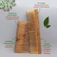Allure Wooden Neem Comb (CS-02+CR-01) 1's - Hair Combs