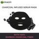 Garnier Black Rice Pure Charcoal Black Serum Mask Face Serum Sheet Mask for Women 28 gm - Face Serum