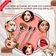 Majestique Foundation, Eyeshadow, and Lips, Professional Makeup Brush Set, Luminous HD Brushes 1's - Face Brush