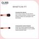 Gubb Flawless Base Kit Set Of 5 (Foundation, Blush, Fan, Buffer & Powder) 1's - Face Brush