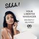 Libertee Body Massager Rechargeable 12 Modes Noir 1's - Massagers And Vibrators
