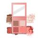 Sery Face Make Up Palette, 3 In 1 Highlighter, Contour, Blush - Just Peachy 18 gm - Face Palettes
