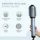 Winston 5 in 1 Hair Blow Brush Multi Styler with Auto Wrap Curler, Blow Brush, Straightening Brush, Dryer, and Curl Enhancer Suitable for All Hair Types- ICE BLUE 1s 1's - Hair Dryers