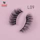 Bronson Professional Eyelash Set 3D False Long And Natural Eye Makeup No. L09 10's - Eyelashes