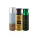 Ajmal 1 Magnetize, 1 Aurum Femme And 1 Sacrifice II For Him Deodorants Pack of 3 200 ml - Deodorants/Roll-Ons