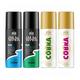 ST-JOHN Cobra Live,Cool,Toxic & ENVY Long lasting Limited Edition Deodorant Spray For Men & Women 150ml 4's - Deodorants/Roll-Ons