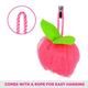 Vega Hot Pink Luxury Soft Body Sponge Natural Bath Loofah, (VC2BA-3/21) 2's - Body Scrubbers & Brushes