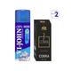 Vi-John Shaving Foam All Type Skin 400 gm + Cobra Eau De Parfum for Men 30 ml - Shaving Foams