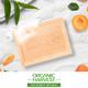 Organic Harvest Luxurious Bathing Bar - Apricot Scrub Soap Bar for Clear Skin, Scrub Soap Bar 125 gm - Soaps