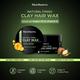 Men Deserve Hair Clay Wax for Natural and Matte Finish Look 75 gm - Hair Gels & Waxes