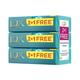 LUX Fresh Splash Water Lily & Cooling Mint Soap Bar (Pack of 3) with Save Rs. 6/- 300 gm - Soaps