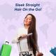 Vega Go Mini Hair Straightener for Women with Quick Heat Up, Best for Travelling (VHSH-40) 340 gm - Straighteners
