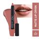 Half N Half Matte Lip Crayon Velvet Soft & Long Lasting, 24H Super Stay, Ultra Creamy, Intensely Pigmented 21, After Party 3.5 gm - Lip Crayons