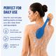 Vega Long Handle Bristle Bath Brush For Men & Women, Body Scrubber Brush For Removing Dead Skin (Ba-1/7) - Loofahs & Sponges
