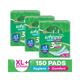 Whisper Combo of Ultra Clean XL+ for Women Sanitary Pad 150's - Sanitary Napkins