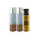 Ajmal 2 Magnetize And 1 Aurum Femme Deodorants Pack of 3 200 ml - Deodorants/Roll-Ons
