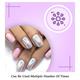Nails On Board Handmade Press On Gel Nails- Holographic Liliac X Small 50 gm - Nail Care