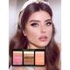 Sivanna Colors Shimmer Brick Palette - HF389 01 20 gm - Face Palettes