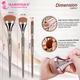 Majestique Foundation, Concealer and Multi-Use Brush, Luminous HD Makeup Brush Set 1's - Face Brush