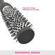 Vega Hot Curl Brush (Small) (H2 - Prs) Color - Black 1's - Hair Brushes