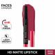 Faces Canada Ultime Pro HD Intense Matte Lips + Primer - Bold Wine 11, 9HR Long Stay 1.4 gm - Lip Crayons