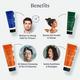 Arata Natural Hair Care Essentials With Cleansing Shampoo(75 Ml), Conditioner(75 Ml), Hair Gel(50 Ml) & Hair Cream(50 Ml) 250 ml - Shampoos