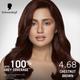 Schwarzkopf Simply Colour Permanent Hair Colour For 100% Grey Coverage - 4.68 Chestnut Brown 142.5 ml - Crème