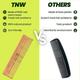 Tnw The Natural Wash Neem Wood Comb 50gm - Hair Combs