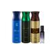 Ajmal Blu & Sacrifice II & Wisal Dahab Deo & Ascend EDP Pack of 4 20 ml - Women Perfumes (Edt/Edp)