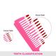 Vega Grooming Hair Comb, for Men and Women, Pink (VC21267) 2's - Hair Combs