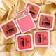 Half N Half Color Flush, Enriched with Vit E, Long Lasting, Suitable for All Skin - Nude Peach 8 gm - Blushes
