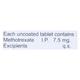 Dermotrex 7.5mg Tablet 10'S - Cancer Oncology-Cyt