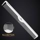 Vega Professional Dressing Comb (Carbon Anti-Static White Line Hair Comb) (VPMCC-23) 1's - Hair Combs