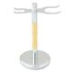 Pearl Razor & Brush Holder Stand - Gold - Shaving Brushes