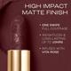 Lakme Rouge Bloom Powder Matte Bullet Plum Garden-208 4 gm - Lipsticks
