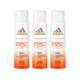 Adidas Energy Kick 24H Compressed 100ml Deodorant Set 3's - Men Deodorants/Roll-Ons
