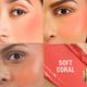 Lakme 9 to 5 Powerplay Velvet Creme Blush - Soft Coral 9 gm - Blushes