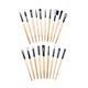 Allure Classic Eyes Makeup Brush (Set of 19) (ACKE-19) 1's - Face Brush