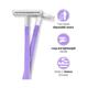 Summer By Zlade Sensation II Twin-Blade Hair Removal Razor For Women 5's - Shaving & Hair Removal