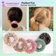 Majestique Soft Stretchable Hair Rubber Band Hair Ties Ponytail Holder Hair Scrunchies Head Band - Multicolor 5's - Hair Clips/Bands