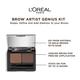 L'Oreal Paris Brow Artist Genius Kit, Medium To Dark 3.5 Gm - Eyebrow Pencils & Enhancers